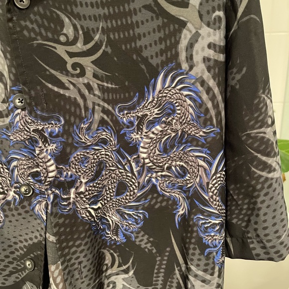 Odo dragon shirt xl flames - Picture 2 of 5